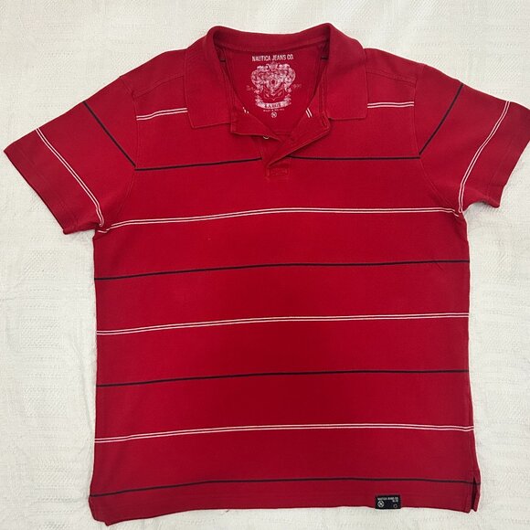 Bundle: (3) Men's Striped Polo Shirt - L - Picture 2 of 7